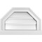 Ekena Millwork Octagonal Top Surface Mount PVC Gable Vent w/ 2"W x 2"P Brickmould Sill Frame, 18"W x 12"H GVPOT18X1203SF - alternate 1